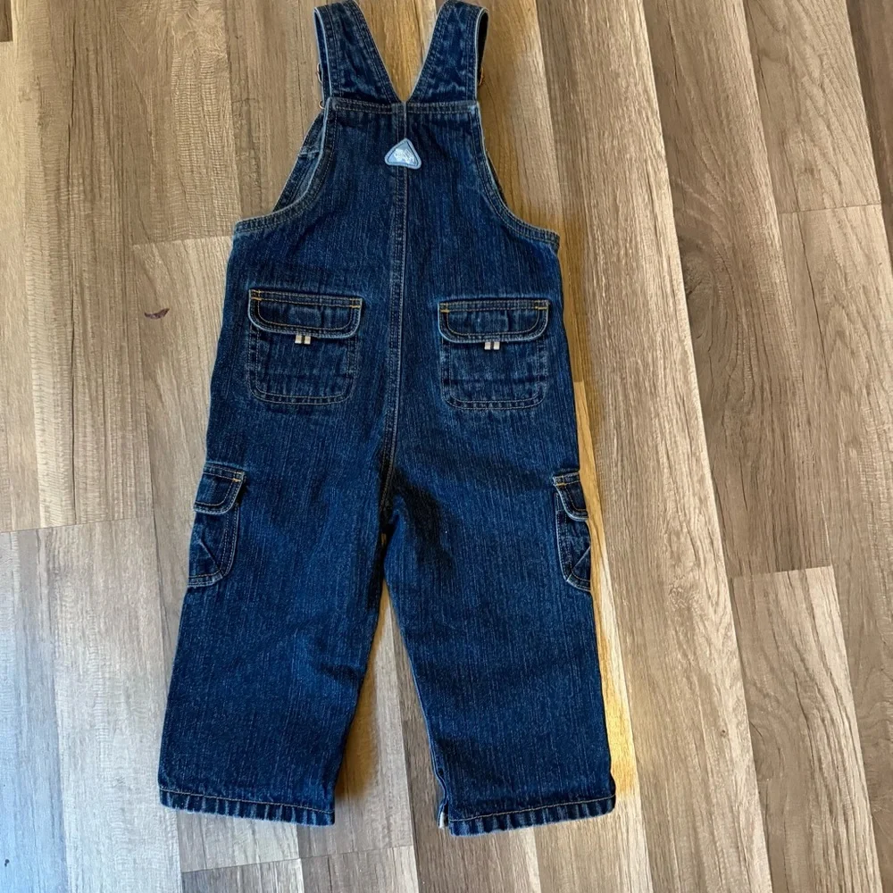 Gymboree Blue Denim Overalls with Pockets